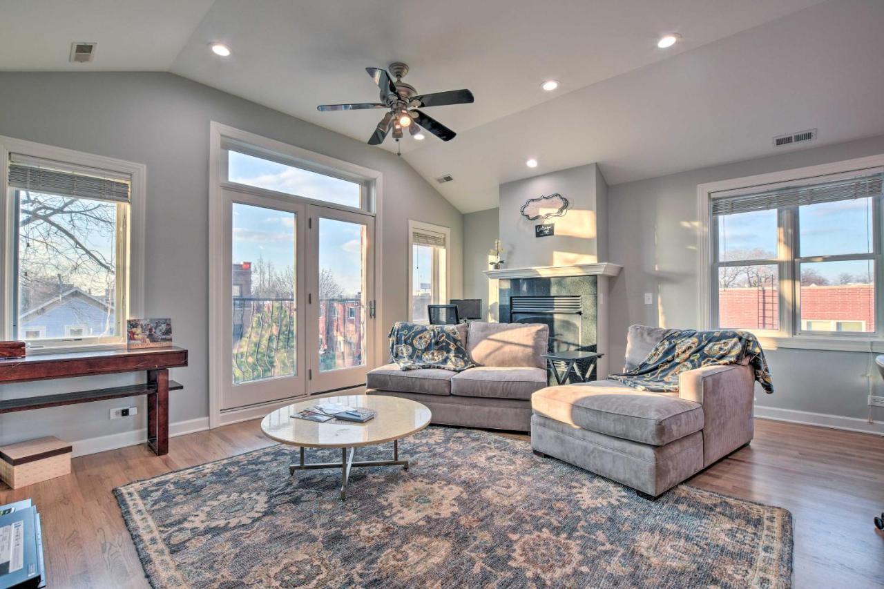 Chicago Condo With Balcony Walk To Cta Stations! Exterior foto